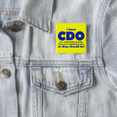 CDO OCD おもしろ バッジ (インサイチュ)