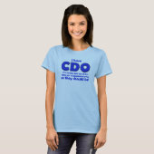 CDO OCD おもしろTシャツ Tシャツ (正面フル)