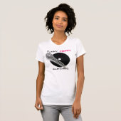 CDR_BLACKのファンキーなマイクロフォンチャーム銀Fres… Tシャツ (正面フル)