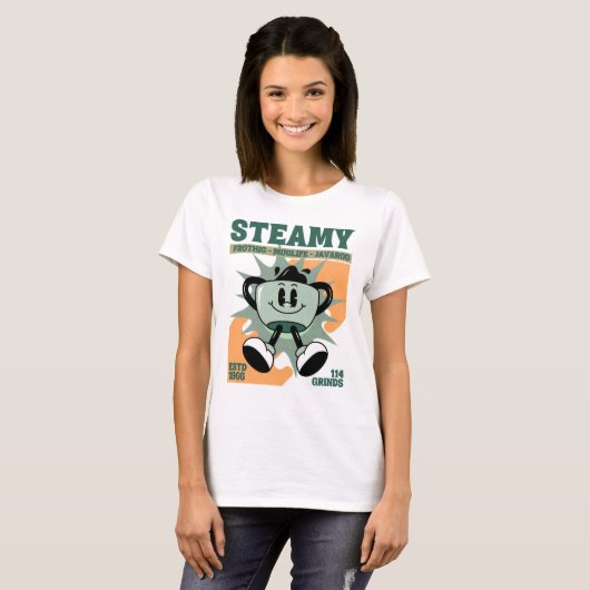 CDsteamyfro Tシャツ (正面フル)
