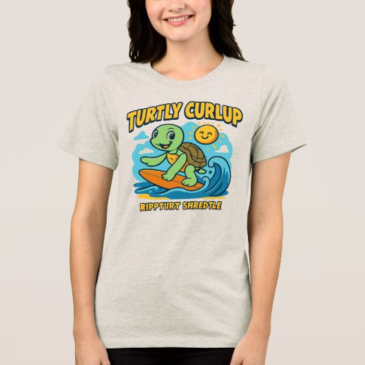 CDturtlycurlup トライブレンドＴシャツ (正面)
