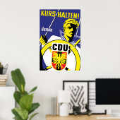 CDU Election Poster 1950s Hold the direction! ポスター (ホームオフィス)