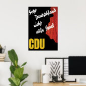 CDU Federal Election Poster 1961 Don't jeopardize ポスター (ホームオフィス)