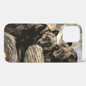 CE Swanによるグリズリーベアのヴィンテージ フォレストアニマル Case-Mate iPhoneケース (裏面 (横))