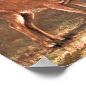 CE Swanによるバージニア鹿(別名:シロテール鹿) ポスター (角)