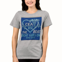 CEA RN 看護チーム ハートビート カドゥケウス Tシャツ