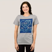 CEA RN 看護チーム ハートビート カドゥケウス Tシャツ (正面全面)