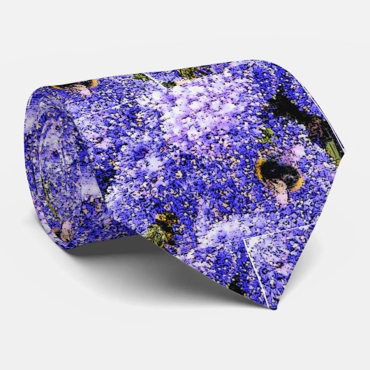 Ceanothusの花の蜂 ネクタイ (ロール)