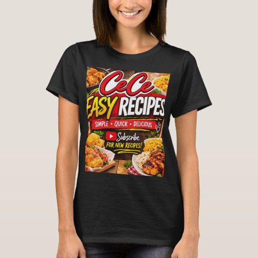 Cece Easy Recipe Tシャツ (正面)