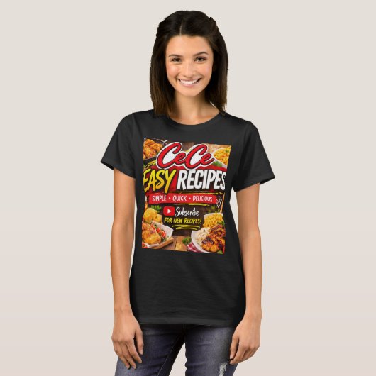 Cece Easy Recipe Tシャツ (正面フル)