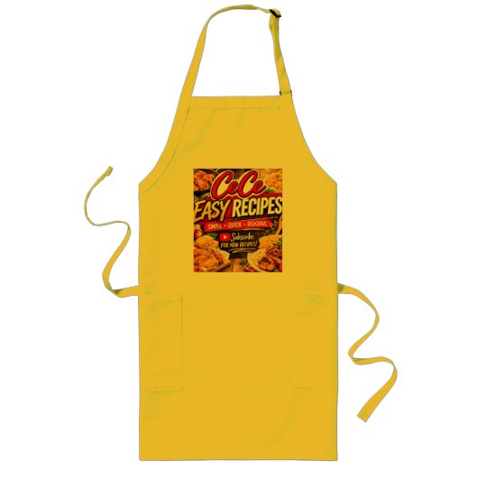 Cece Easy Recipes Apron ロングエプロン (正面)