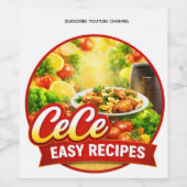 Cece Easy Recipes Product Labels ワインラベル (シングルラベル)