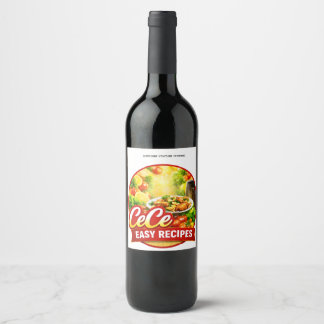 Cece Easy Recipes Product Labels ワインラベル