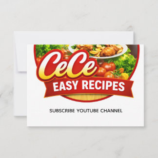 Cece Easy Recipes Thank You Card サンキューカード
