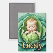 CECELY ~ キャベツ畑で ~ マグネット (正面/裏面)