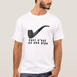 Ceciのn'est先のuneの管の走り書きのワイシャツ Tシャツ