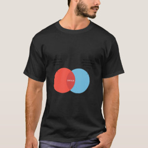 CECILIA VENN図Tシャツ Tシャツ