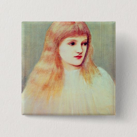 Cecily Horner 1895年のポートレート 缶バッジ (正面)