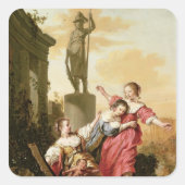 Cecropsの3人の娘 スクエアシール (正面)