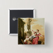 Cecropsの3人の娘 缶バッジ (正面&裏面)