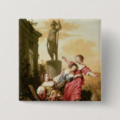 Cecropsの3人の娘 缶バッジ (正面)