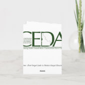 CEDA -アイダホのカスタマイズ東のgospel湖- カード (裏面)