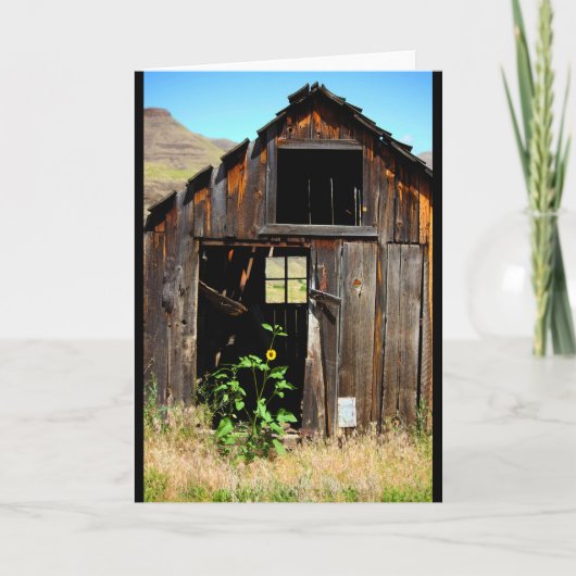 CEDA -小屋-空白のなカード カード (正面)