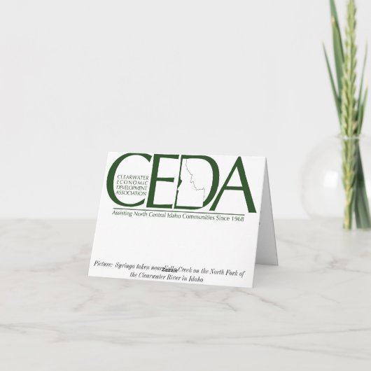 CEDA - Syringa カード (裏面)