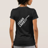 cedar湖の女性のTシャツ Tシャツ (裏面)