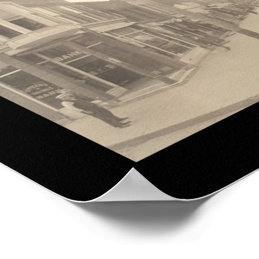 Cedar秋, IA写真1907 ポスター (角)