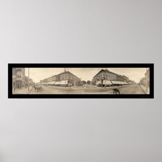 Cedar秋, IA写真1907 ポスター (正面)