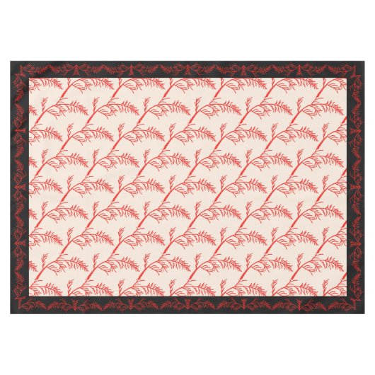 Cedar 葉 Tableloth テーブルクロス (正面(横))