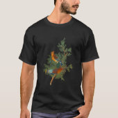 Cedar Bird from Birds of America funny Tシャツ (正面)