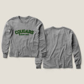 cedar creek cougars (デザイン 正面＆背面)