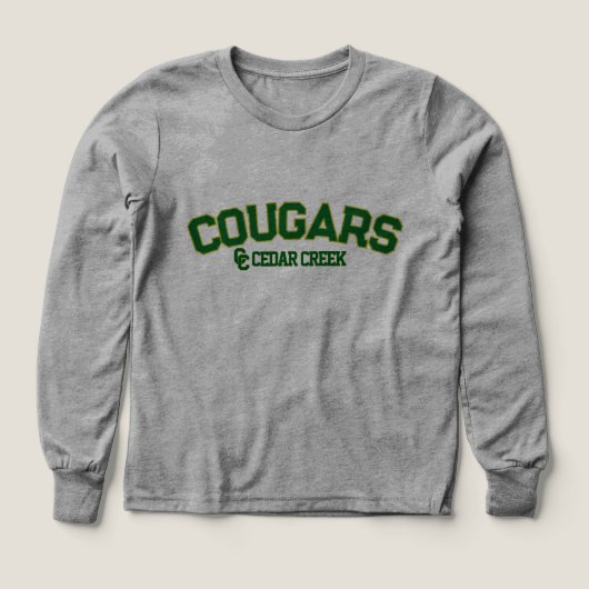 cedar creek cougars (デザイン正面)