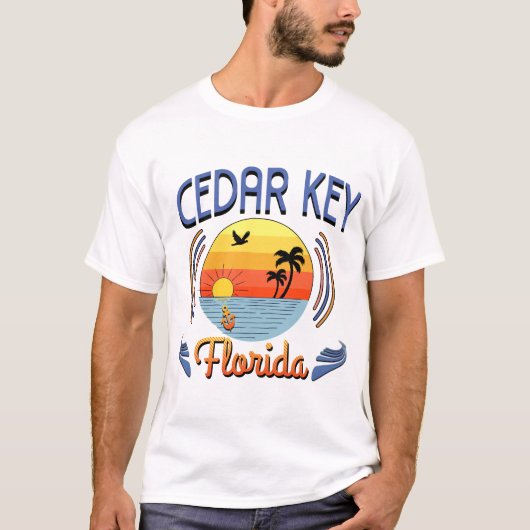 Cedar Key, Florida Tシャツ (正面)