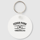 Cedar Park Timberwolves Soccer Ll 2025 キーホルダー (正面)