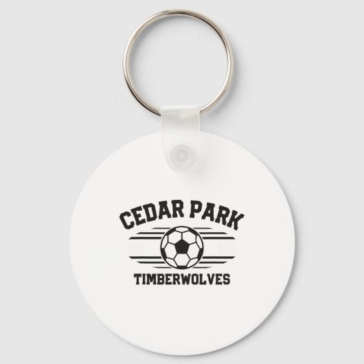 Cedar Park Timberwolves Soccer Ll 2025  キーホルダー (正面)