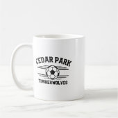 Cedar Park Timberwolves Soccer Ll 2025  コーヒーマグカップ (左)