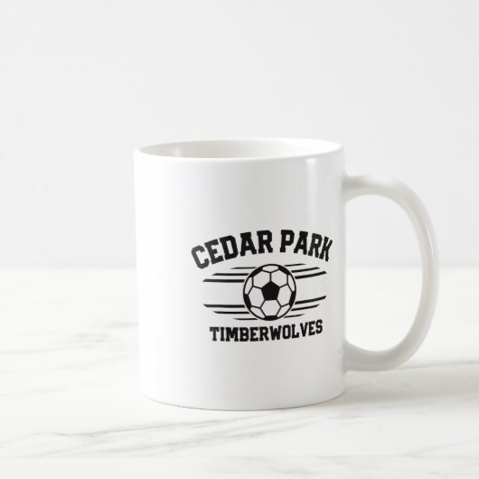 Cedar Park Timberwolves Soccer Ll 2025  コーヒーマグカップ (右)