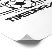 Cedar Park Timberwolves Soccer Ll 2025  ポスター (角)