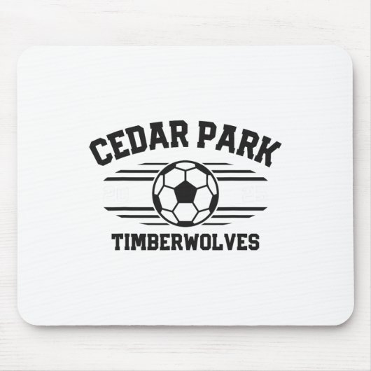 Cedar Park Timberwolves Soccer Ll 2025  マウスパッド (正面)
