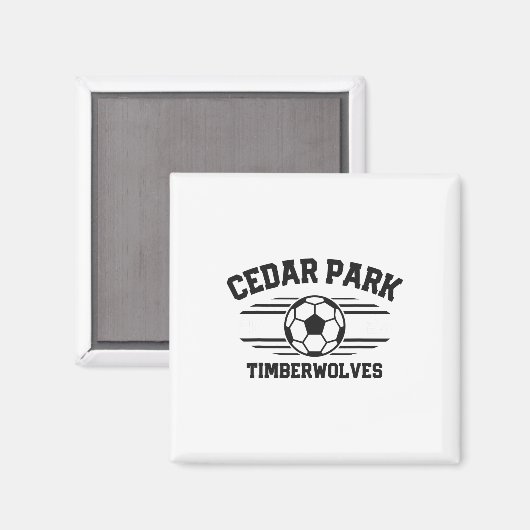 Cedar Park Timberwolves Soccer Ll 2025 マグネット (正面/裏面)