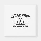 Cedar Park Timberwolves Soccer Ll 2025  マグネット (正面)