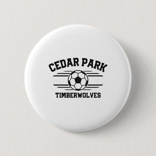Cedar Park Timberwolves Soccer Ll 2025  缶バッジ (正面)