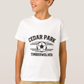 Cedar Park Timberwolves Soccer Ll 2025  Tシャツ (正面)