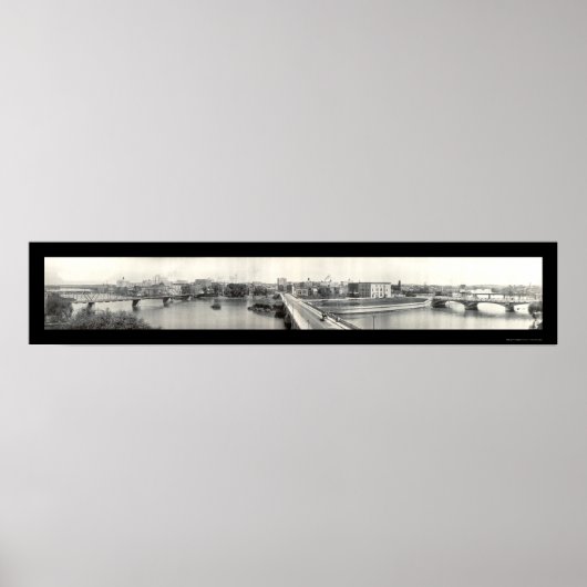 Cedar Rapids, IA写真1914 ポスター (正面)