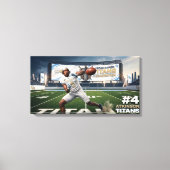 Cedar Rapids Titans #4 Davien Atkinson Poster キャンバスプリント (正面)