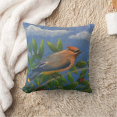 Cedar Waxwing クッション (ブランケット)