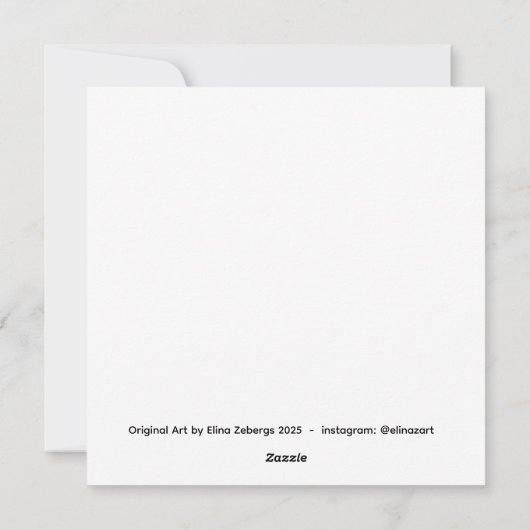 Cedar Waxwing シーズンカード (裏面)